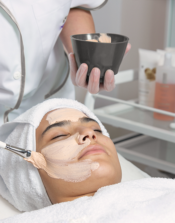 Facial mask application