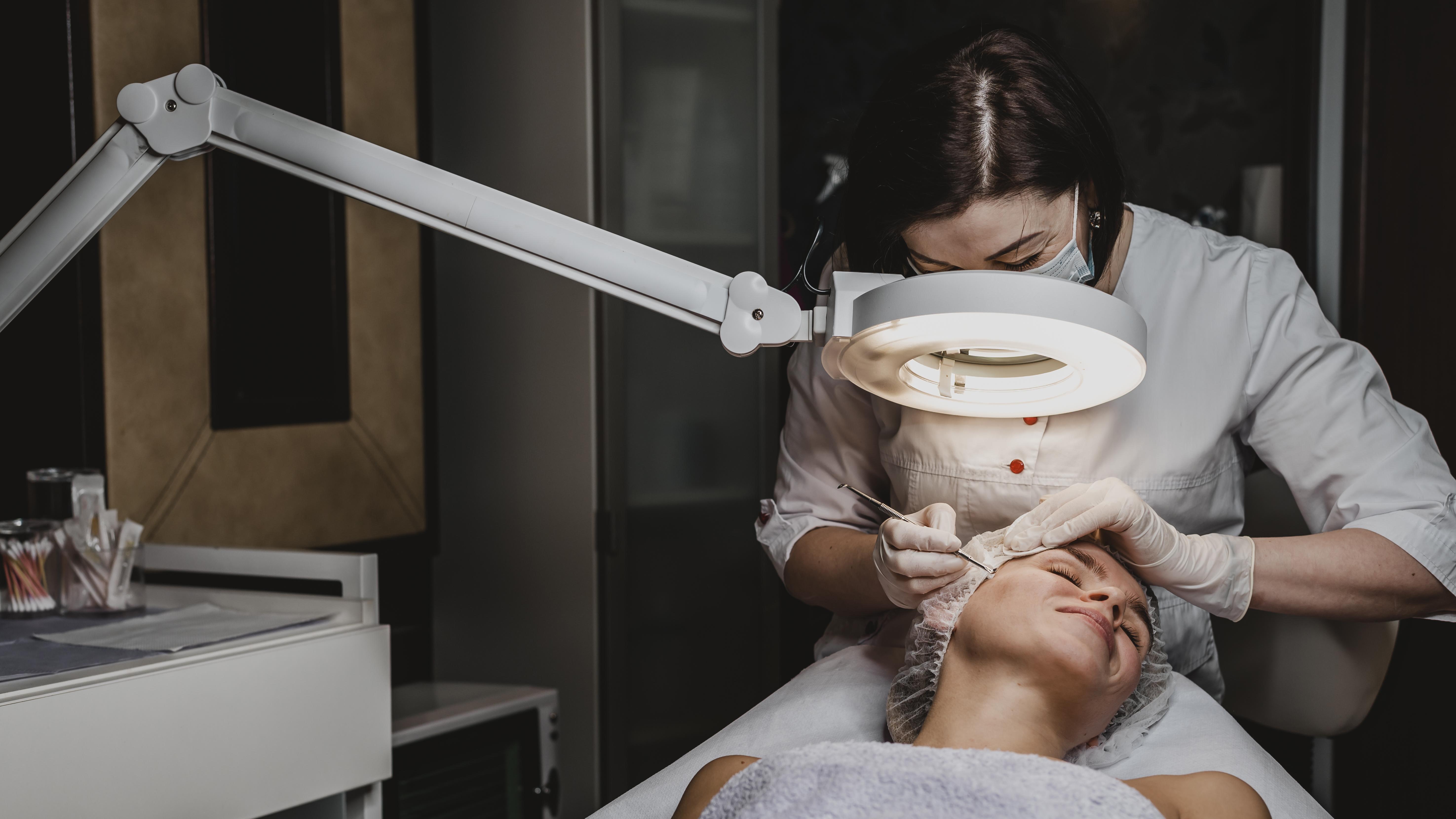 Professional skincare treatment